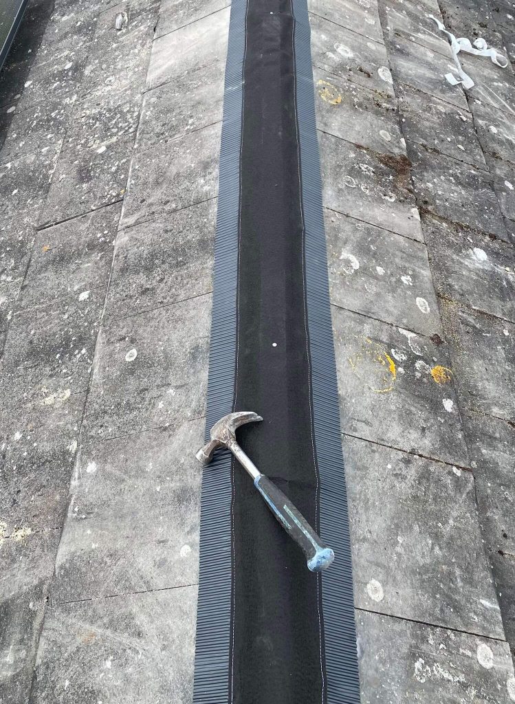 ridge roof repair prep