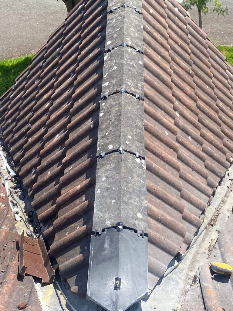 roof ridge leak stopped