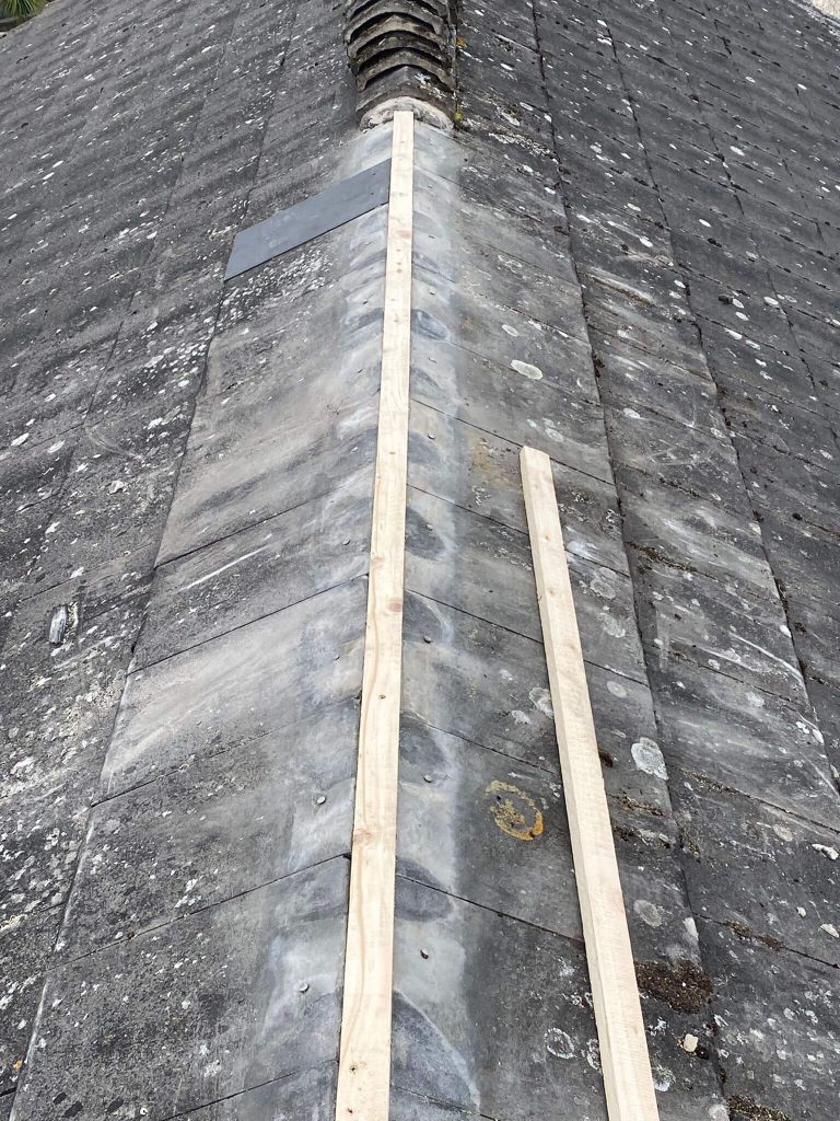 roof ridge repairing