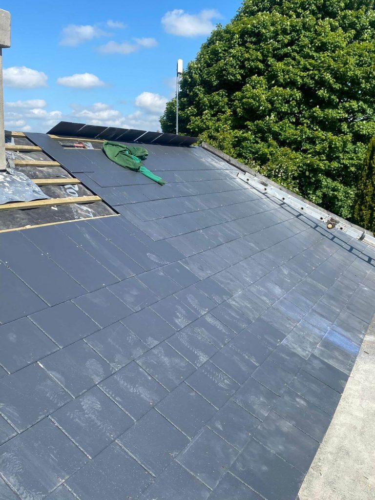 slate roof installation