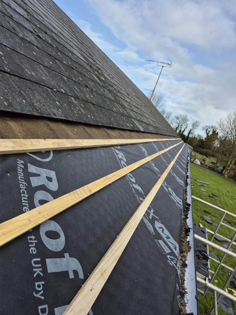 underlay roof repair