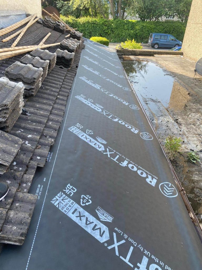 underlay to stop leaks on roof